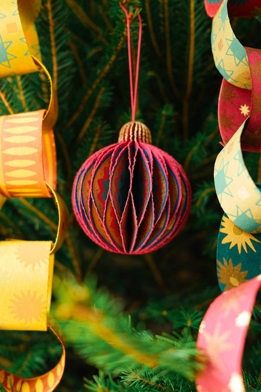 Pink Bauble Honeycomb