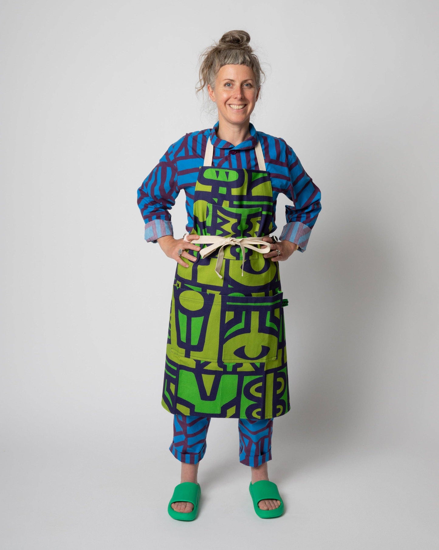 Apron in Jungle: Green
