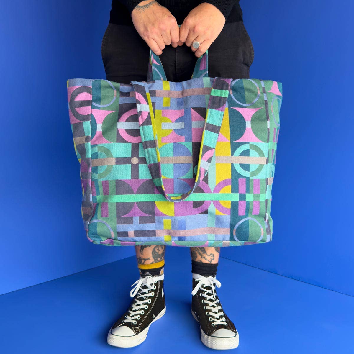 Extra Large Luxury Shopper Bag by Margo Selby (Flux)
