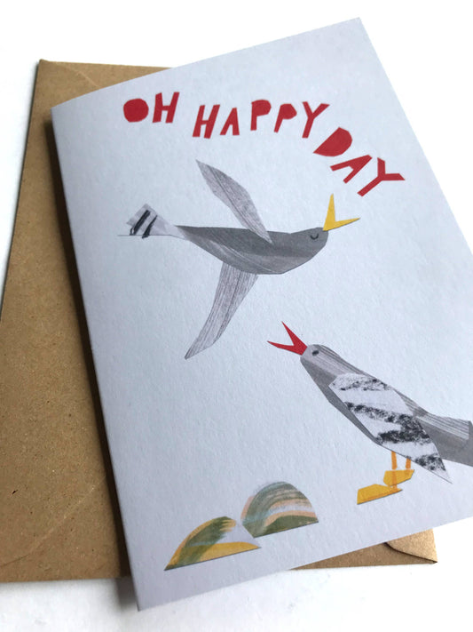 Oh Happy Day Greetings Card by Esther Kent