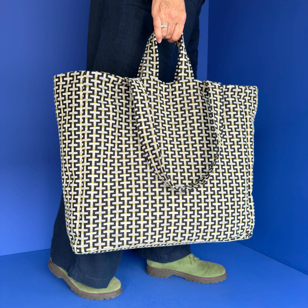 Extra Large Luxury Shopper Bag by Margo Selby (Zorba)