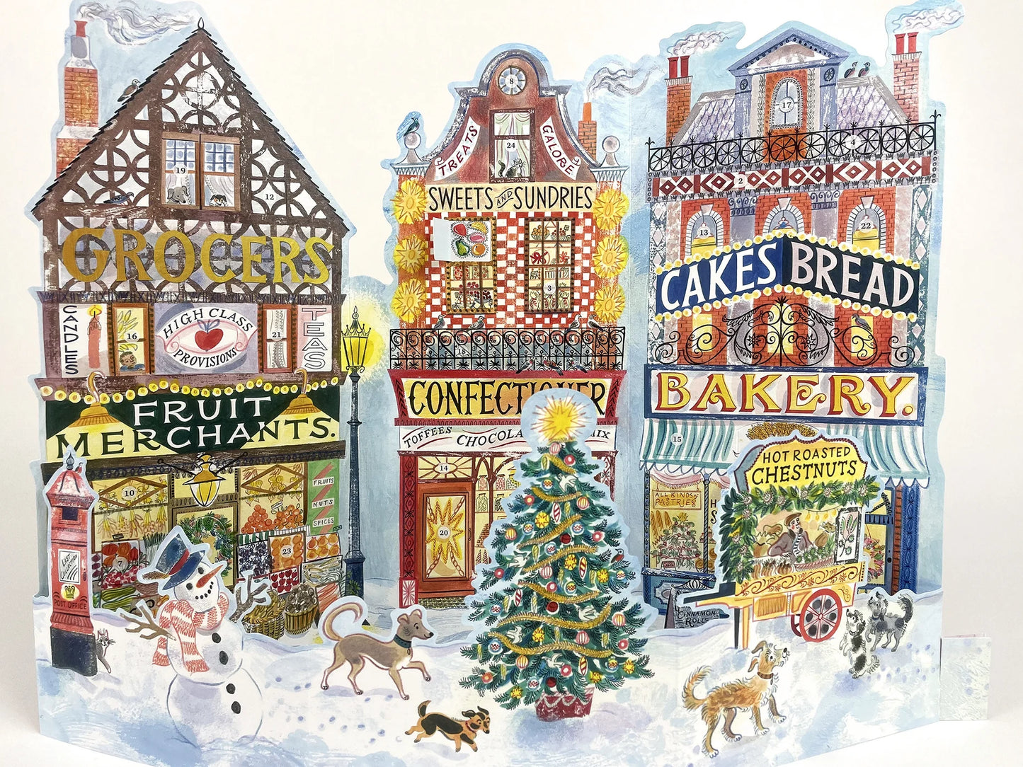 High Street Advent Calendar by Emily Sutton