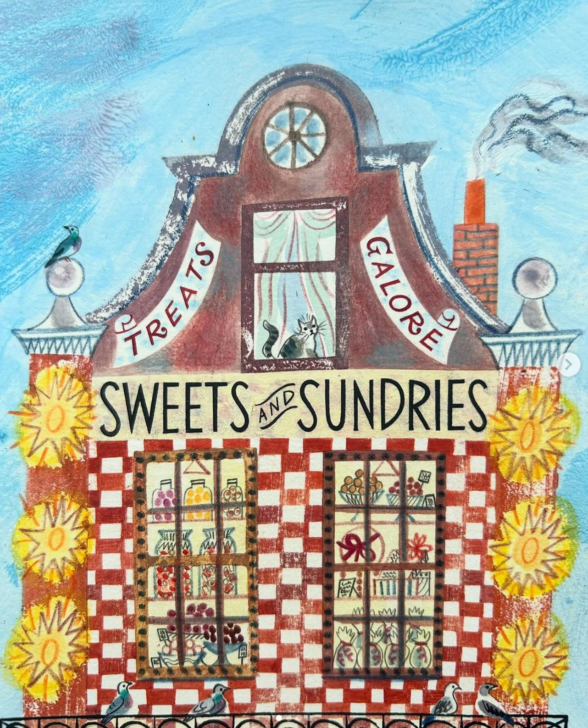 High Street Advent Calendar by Emily Sutton