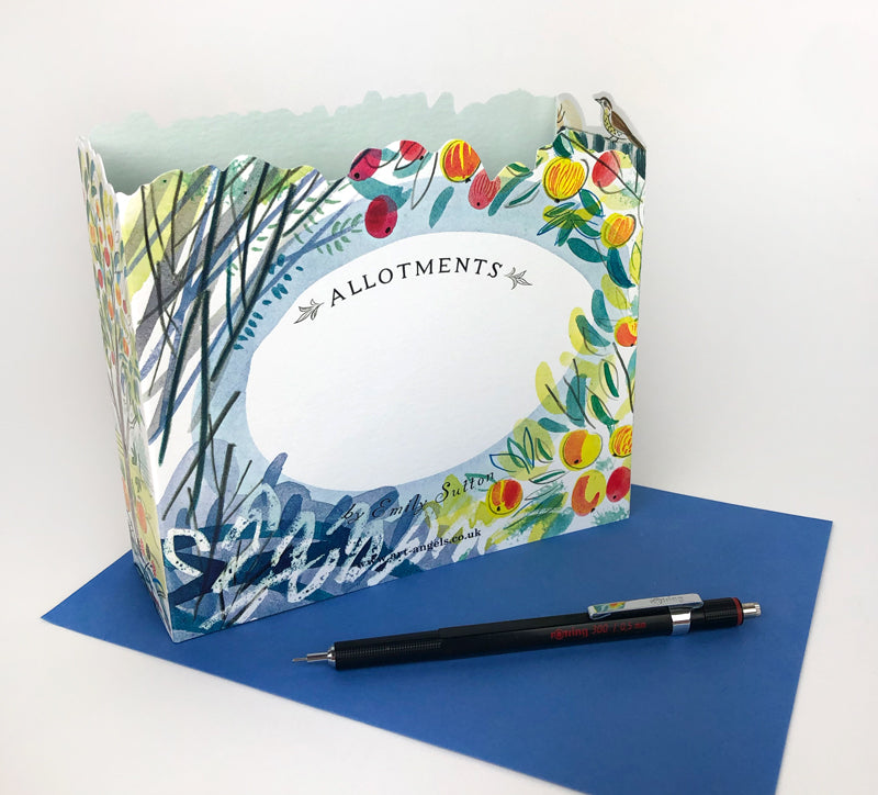 Orchard Allotments Pop-Up Card