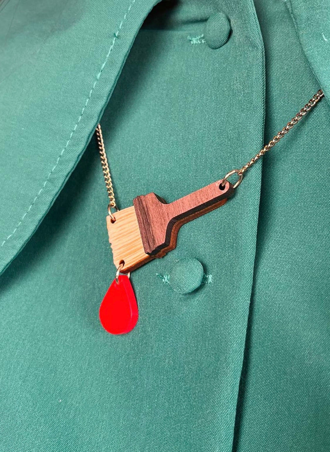 Paintbrush Necklace by Tatty Devine