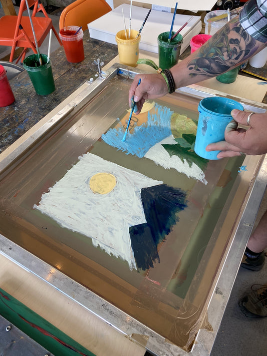 Screenprint Mono-printing with Adam Bridgland